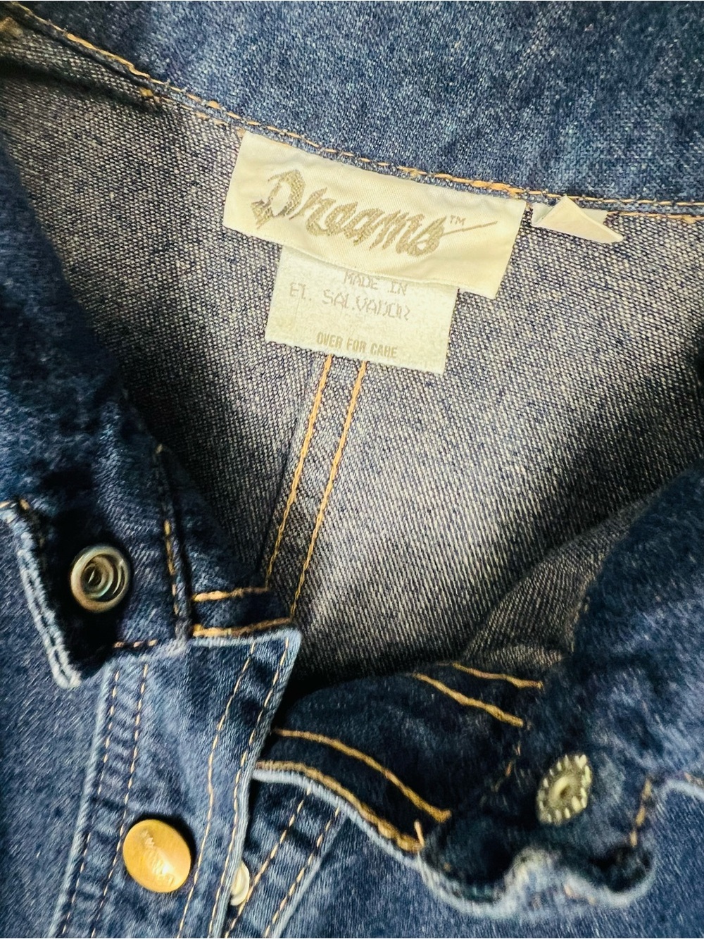 Vintage Dreams 1980s Denim Jumpsuit – 100% Cotton – Size Medium - Picture 6 of 14